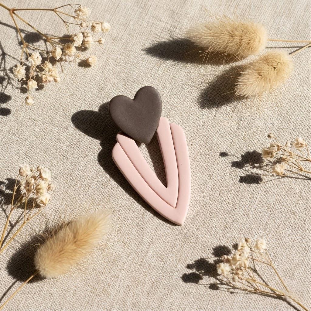 Sweet whisper Valentines Polymer clay Cutter
