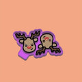 Cute Reindeer vent   size  Freshie Silicon Mold / Molder