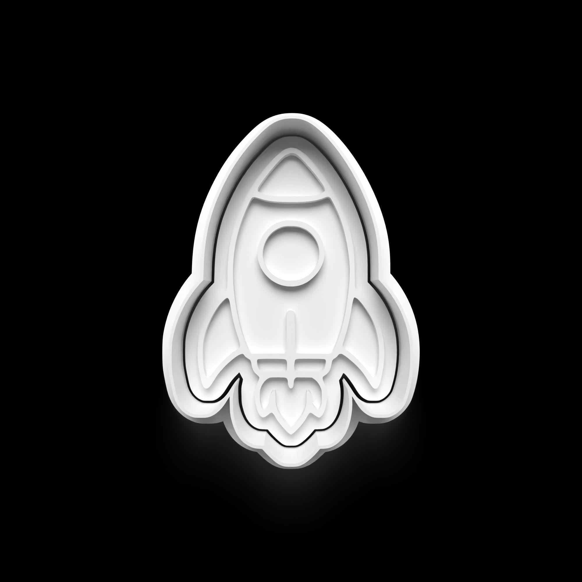 Space Theme Cookie Cutter Set: 3D Printed Fondant Cutter