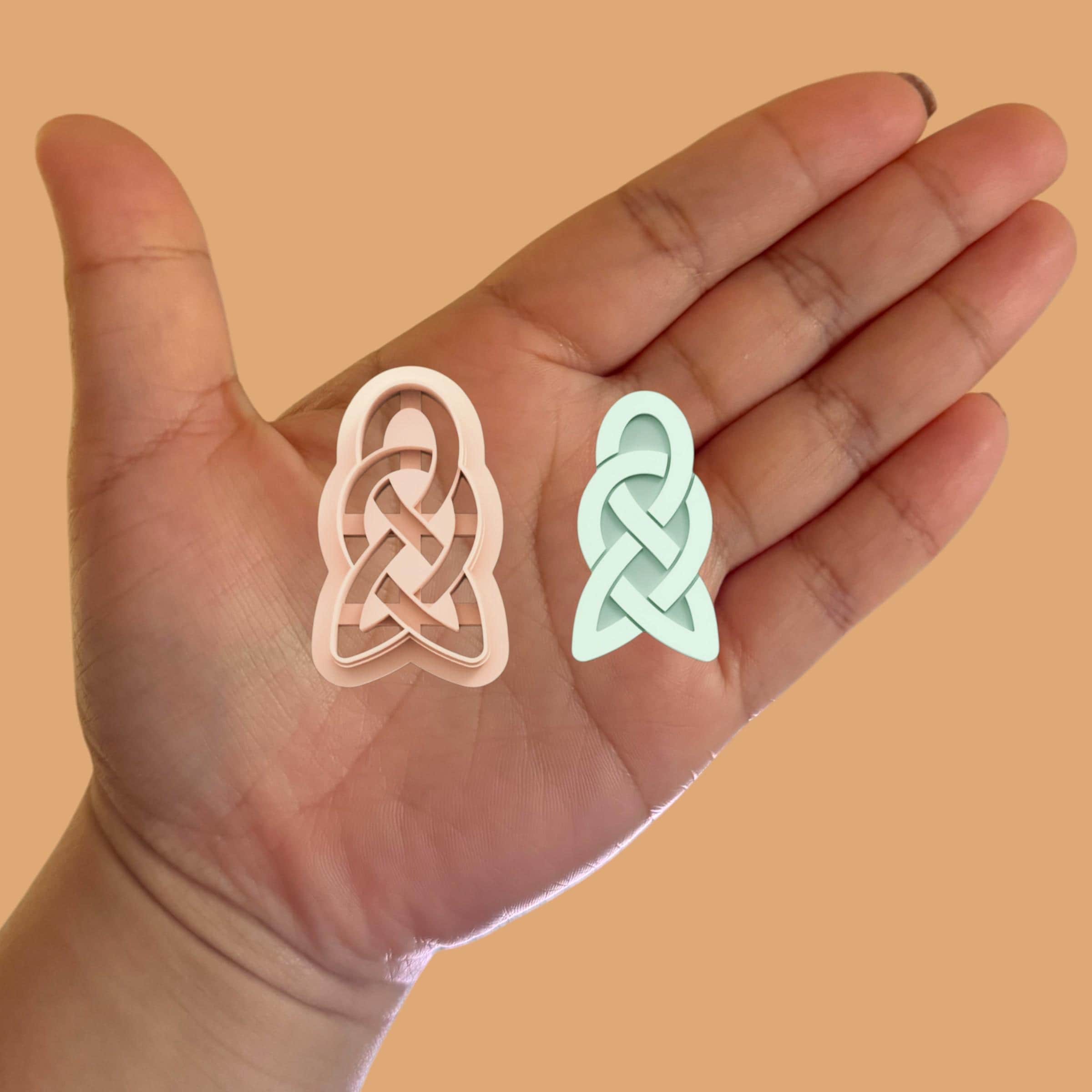 Celtic Knot Earring G polymer clay cutter