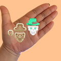 Skull Lucky St Patrick Clay cutter