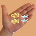 Shark Letter Stamp Polymer clay cutter