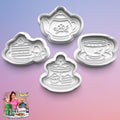 Afternoon Tea Theme: 3D Printed Fondant , Clay Cutter Cookie cutter