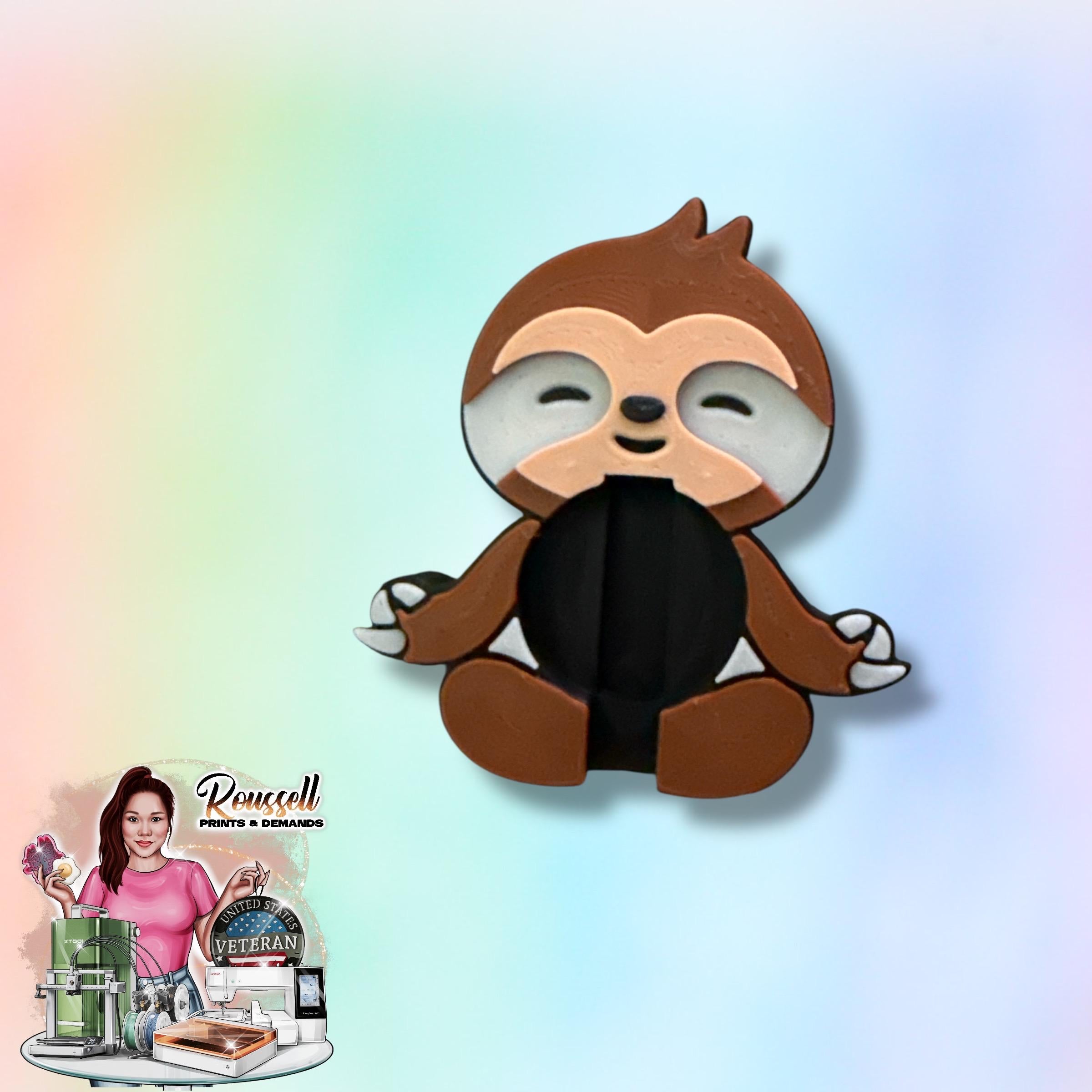 Sloth Badge reel holder.
