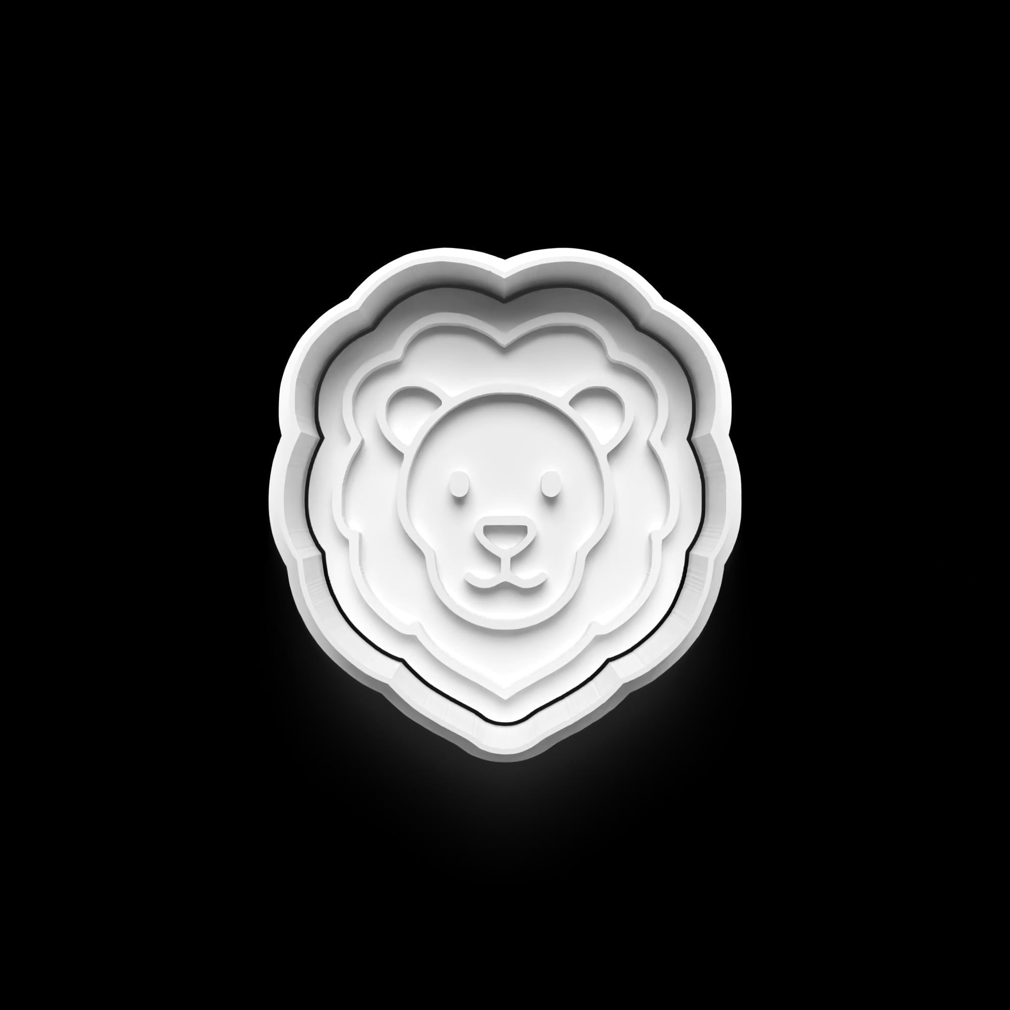 Safari Theme Cookie Cutter Set: Lion, Jeep, Binoculars, Hat (3D Printed)