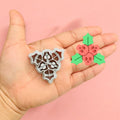 Skull Mistletoe Clay Cutter | Halloween Cookie Cutter