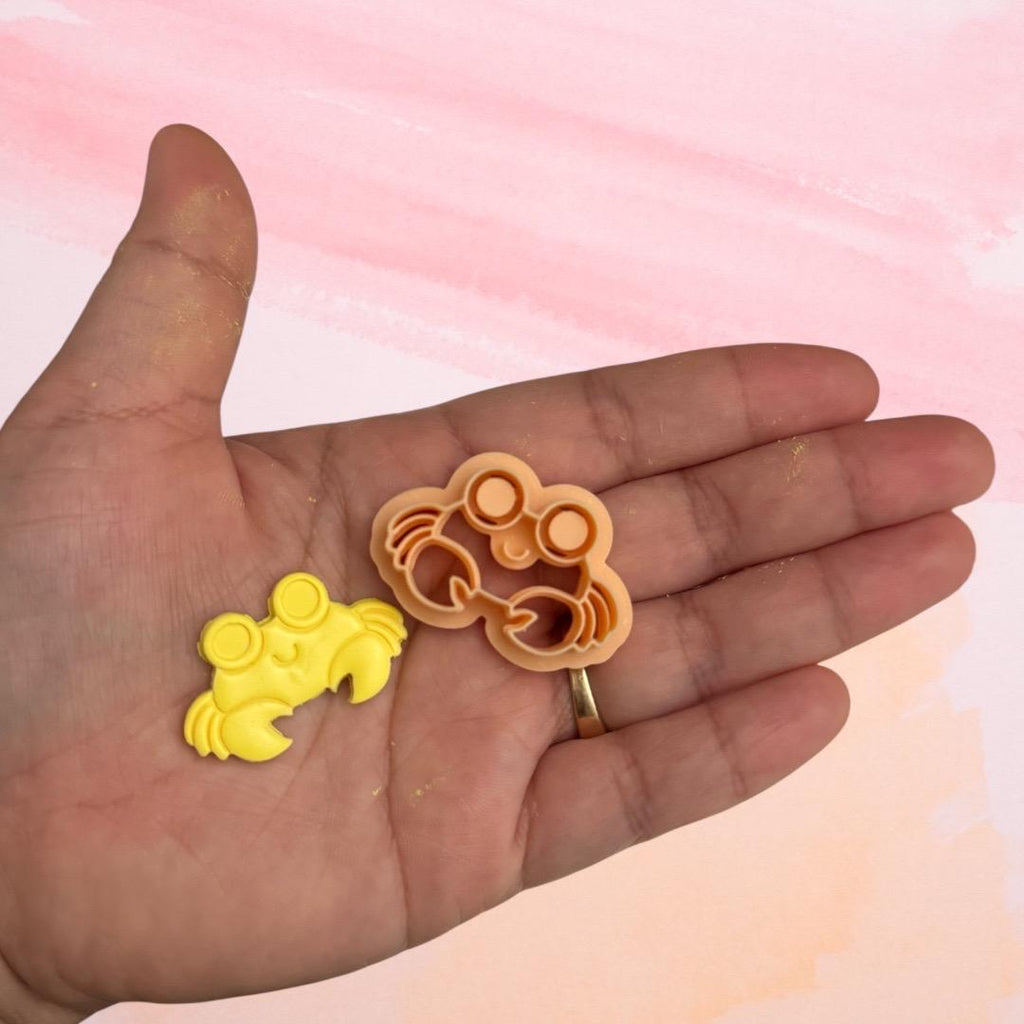 Silly Crab  Cutters Polymer clay cutter