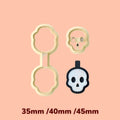Skull Keychain clay cutter