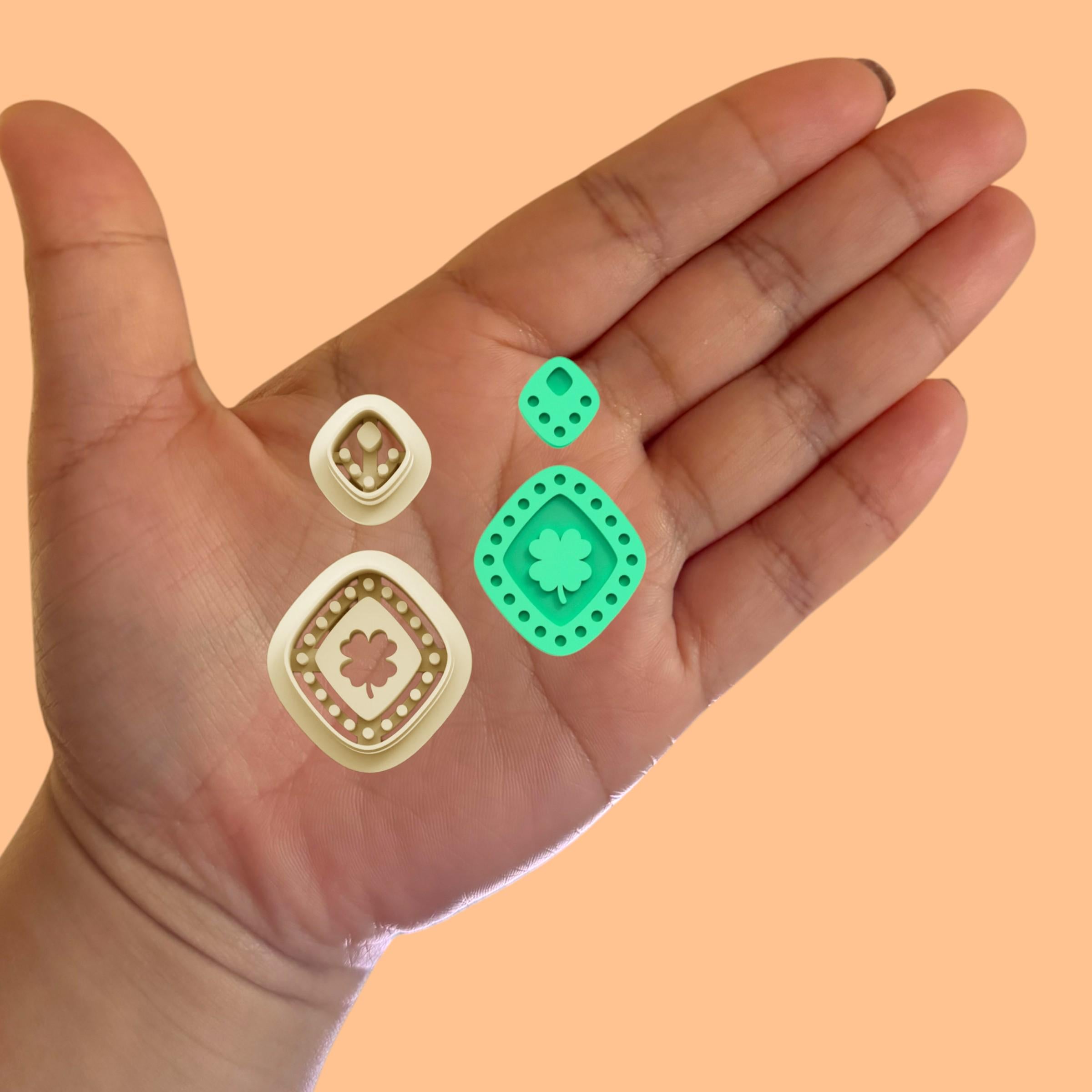 Clover Earring Combo D Polymer clay cutter