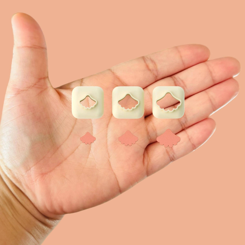 Scallop B Mini Cutter Polymer clay cutter
