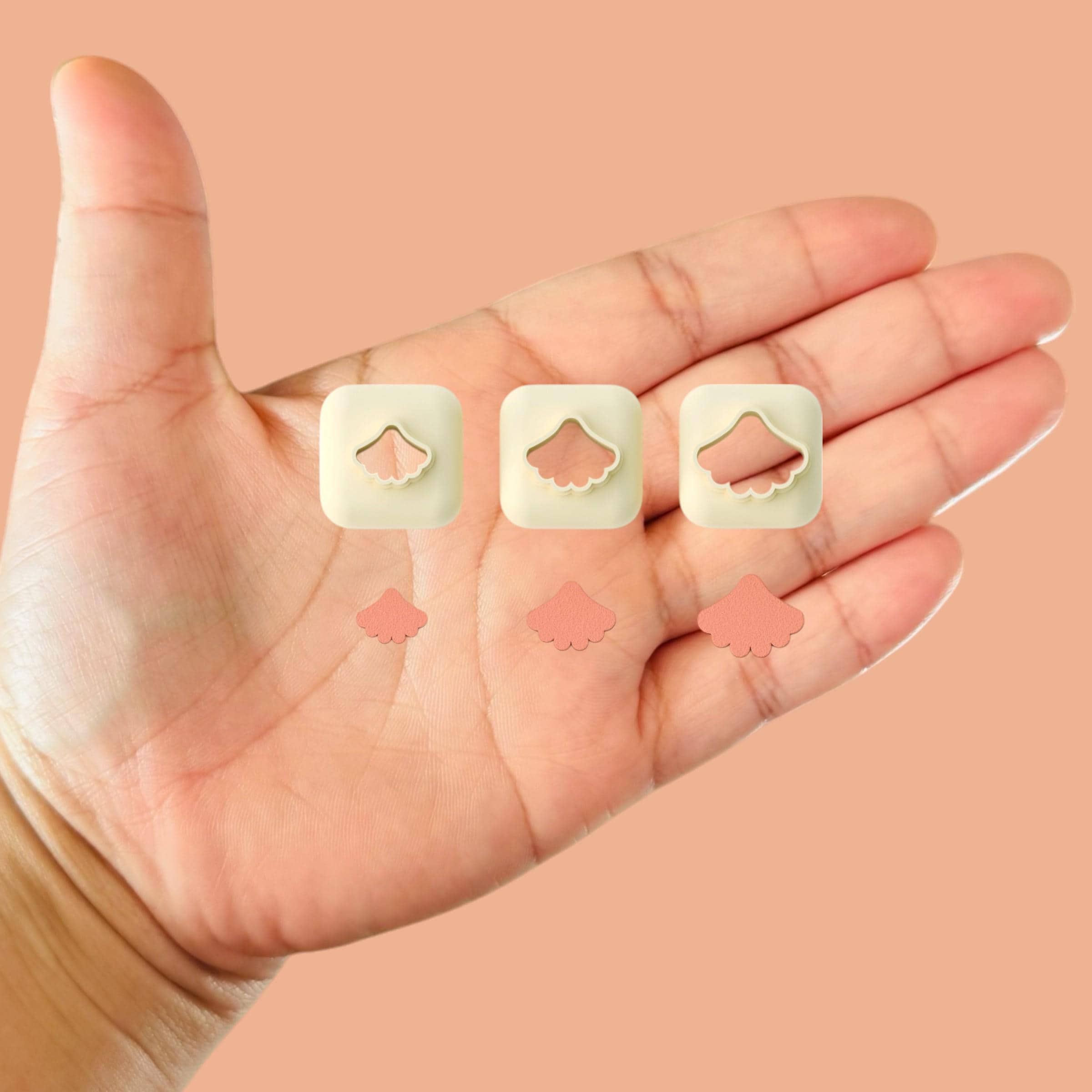 Scallop B Mini Cutter Polymer clay cutter