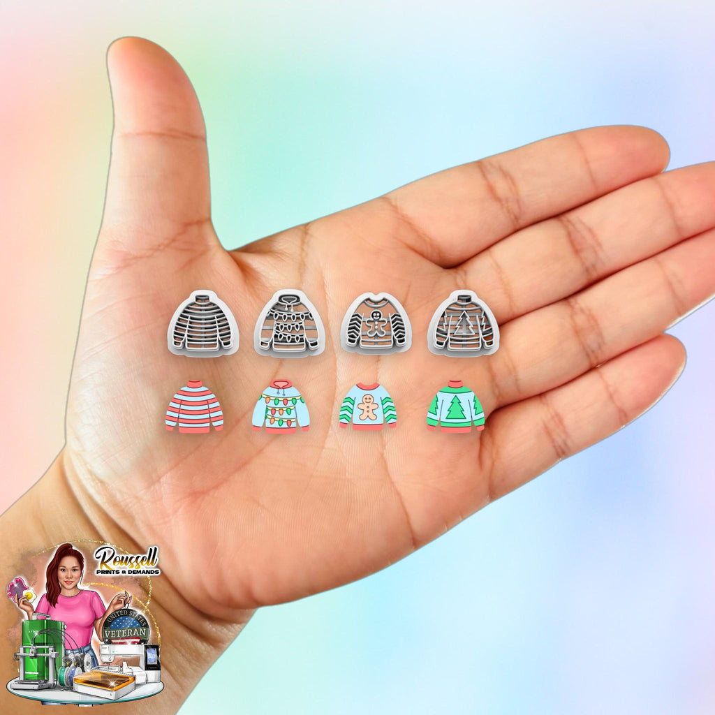 Christmas Sweaters Pack Christmas Cutters Clay Cutter