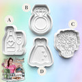 Wedding Theme Cookie Cutter: 3D Printed Fondant & Clay Cutter