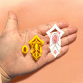 Elf Style Earring Polymer Clay Cutter: Precious Stone Design