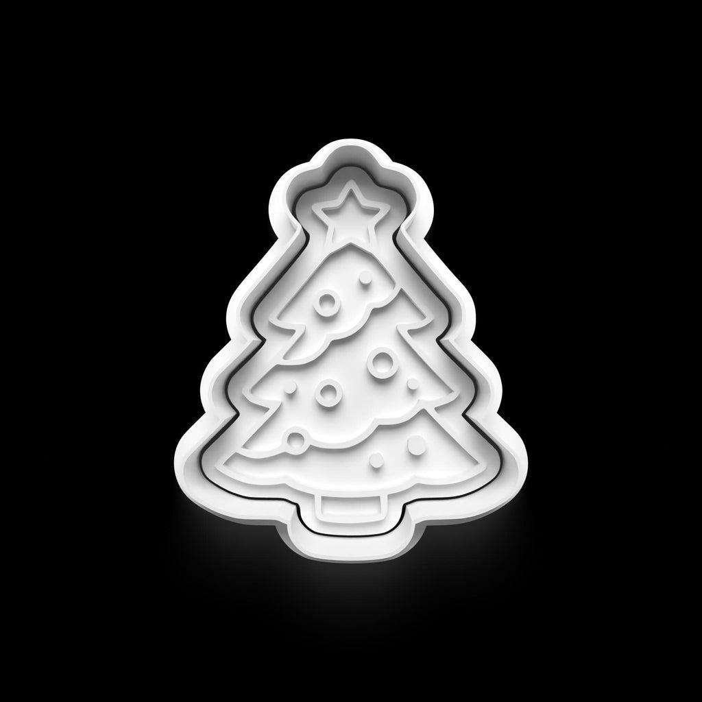 Christmas Theme Cookie Cutter: 3D Printed Fondant & Clay Cutter