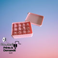 Polymer Clay Number Stamps with Case: 8mm, 12mm
