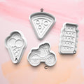 Italy Theme Cookie Cutter Set: Pizza, Scooter, Leaning Tower (3D Printed)