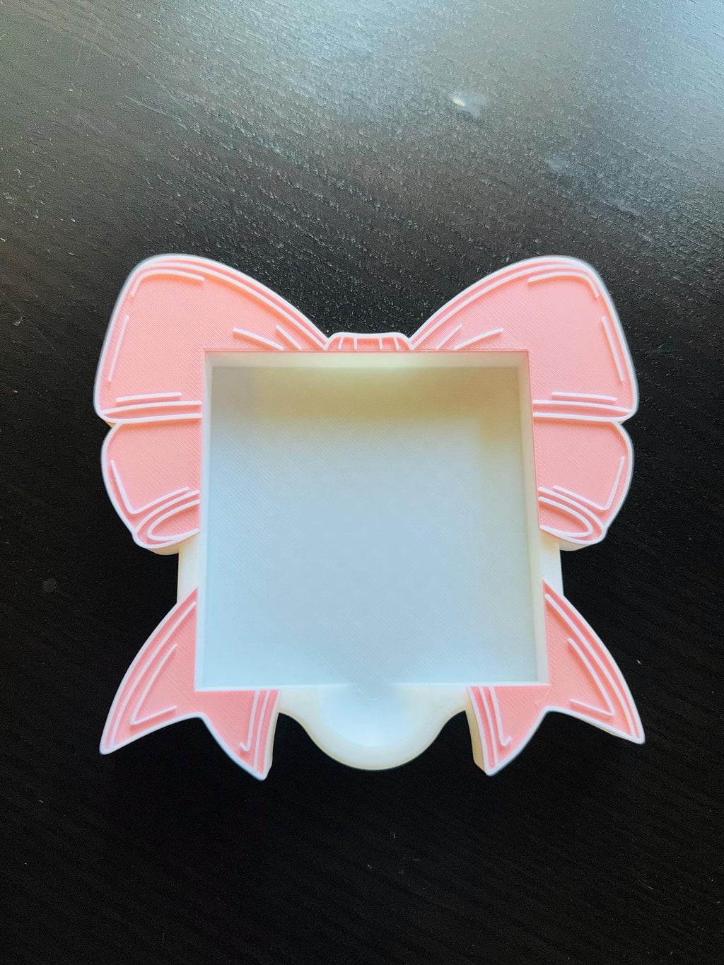 Ribbon  Sticky Note Holder 3d printed no resin added