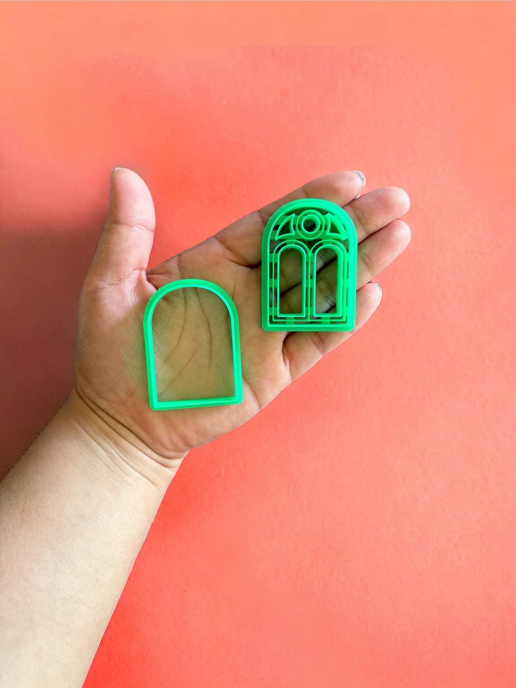 Gothic Cathedral Clay Cutter: Polymer Clay Frame