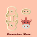 Cow Keychain clay cutter