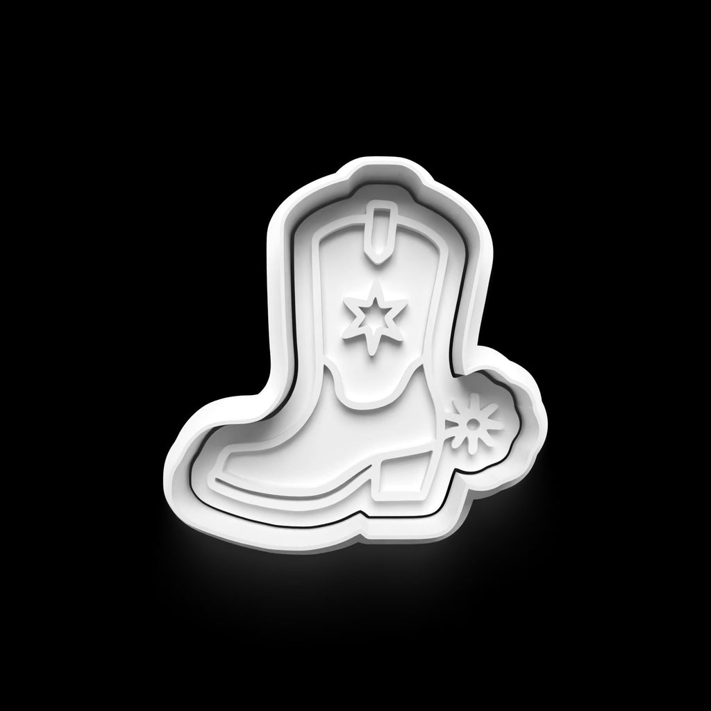 Cowgirl theme Cookie Cutter: 3D Printed Fondant Clay Cutter