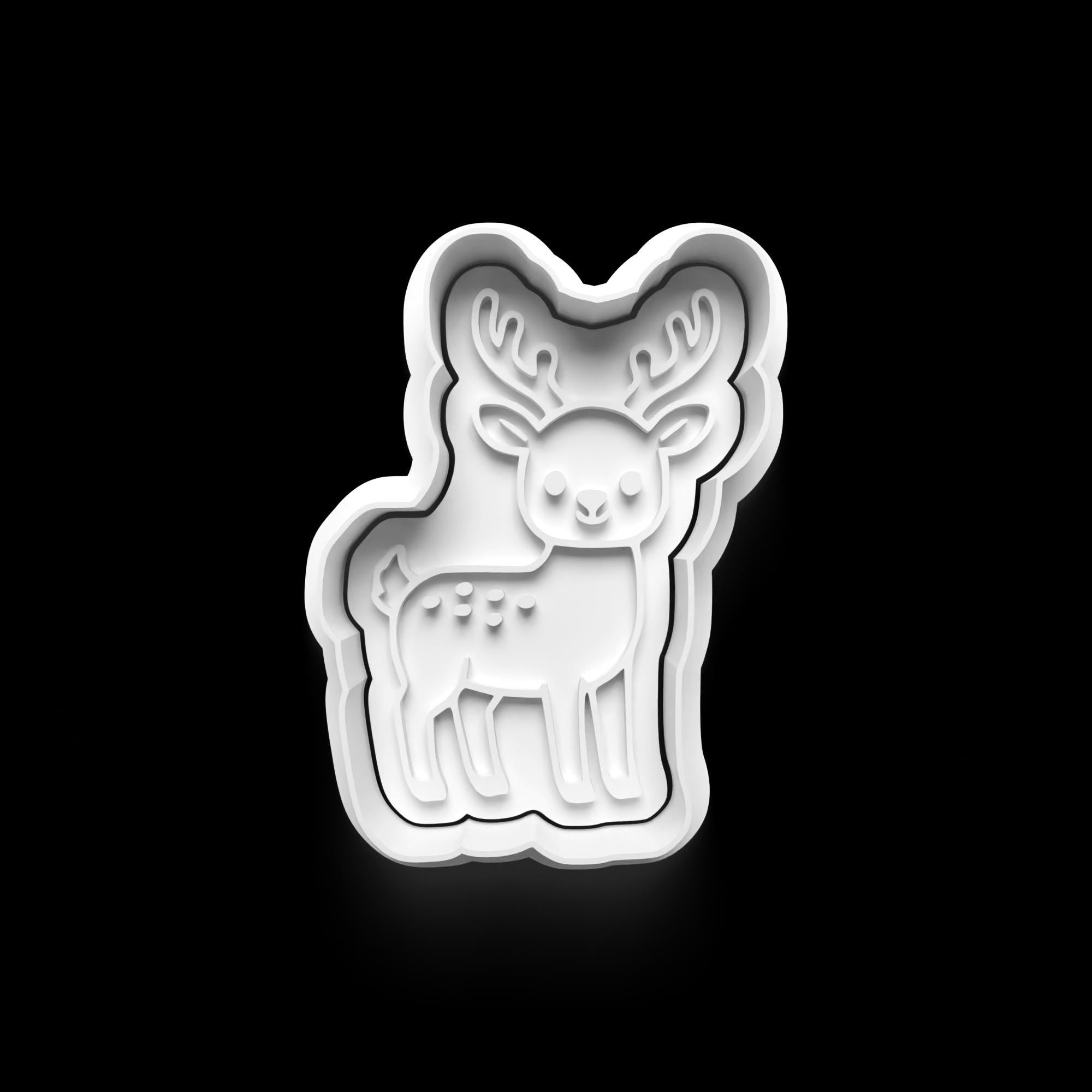 Forest Animal Cookie Cutter/ Clay Cutter: 3D Printed Fondant & Clay Cutter