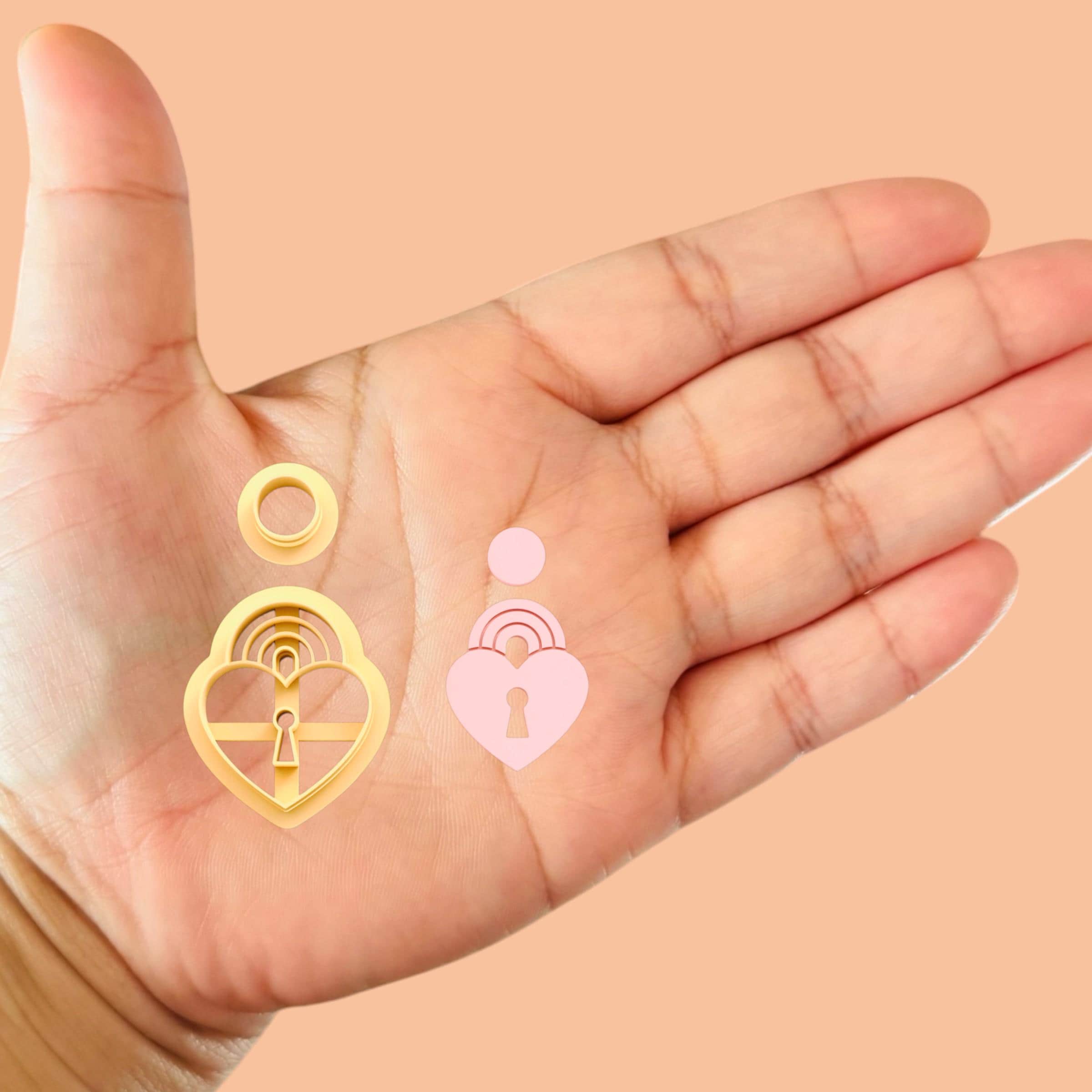 Heart Earring Combo C Valentines Cutter