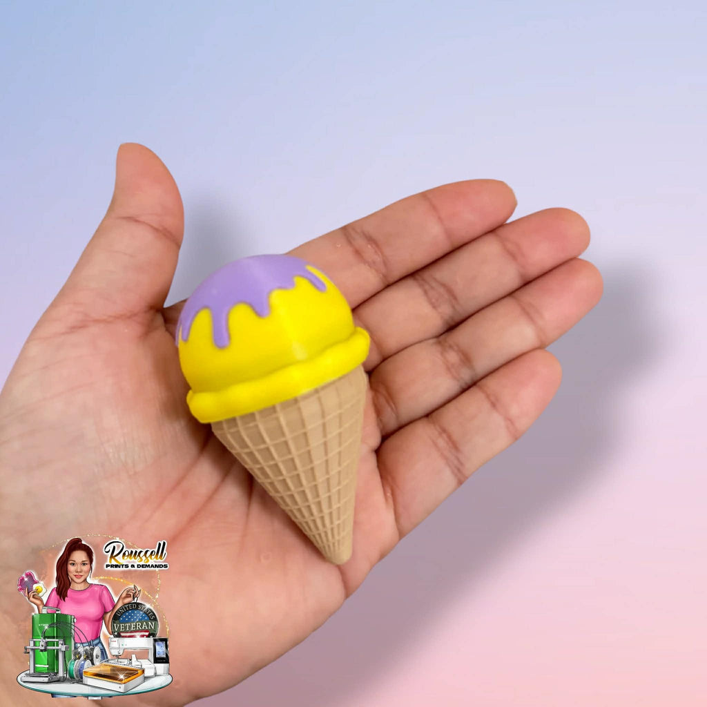 Ube Cheese Ice cream Fidget Clicker | Clickers