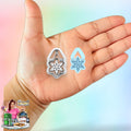 Snowflake Earring B Christmas Clay Cutter 3d printed