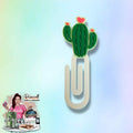 Cactus 3d printed paper clip | 3d bookmark