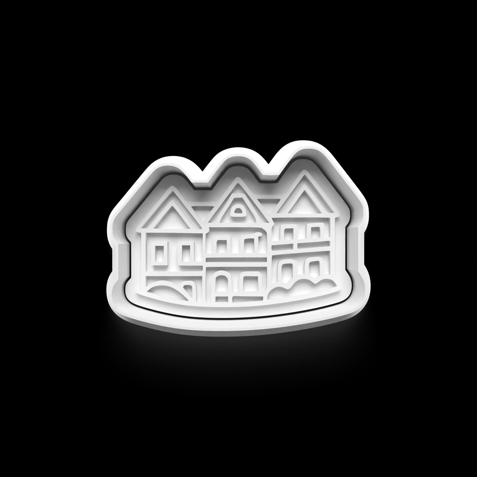 San Francisco Theme: 3D Printed Fondant, Clay Cutter Cookie cutter