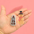 Pumpkin Snowman Clay Cutter: Halloween Christmas Craft