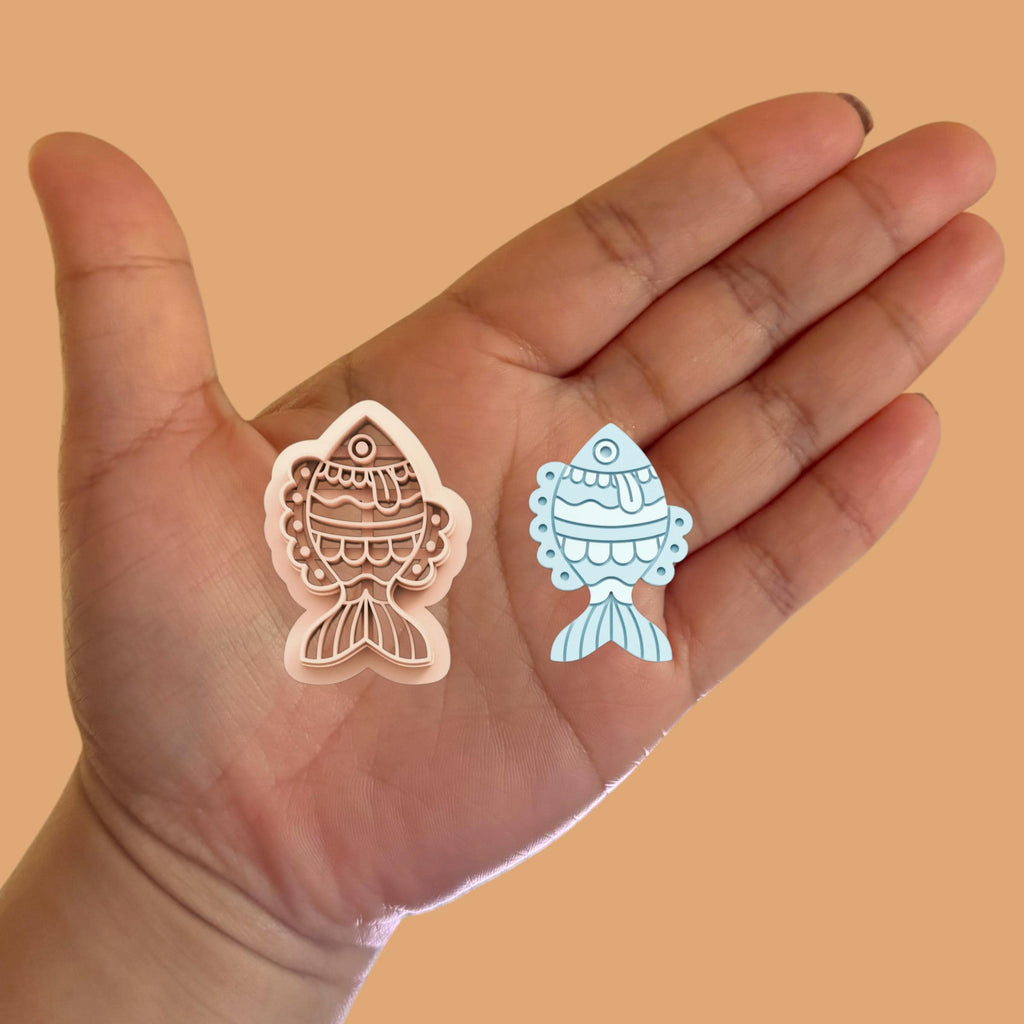 Fairy Fish E Polymer clay cutter