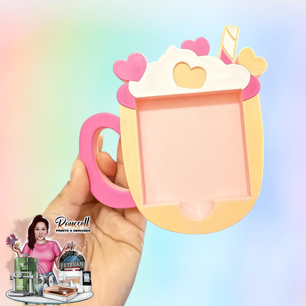 Coffee mug  Sticky Note Holder 3d printed no resin added