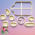 charcuterie board Set Cookie Cutter/ Clay Cutter: 3D Printed Fondant & Clay Cutter