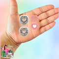 Heart Flower Frame Clay Cutters set