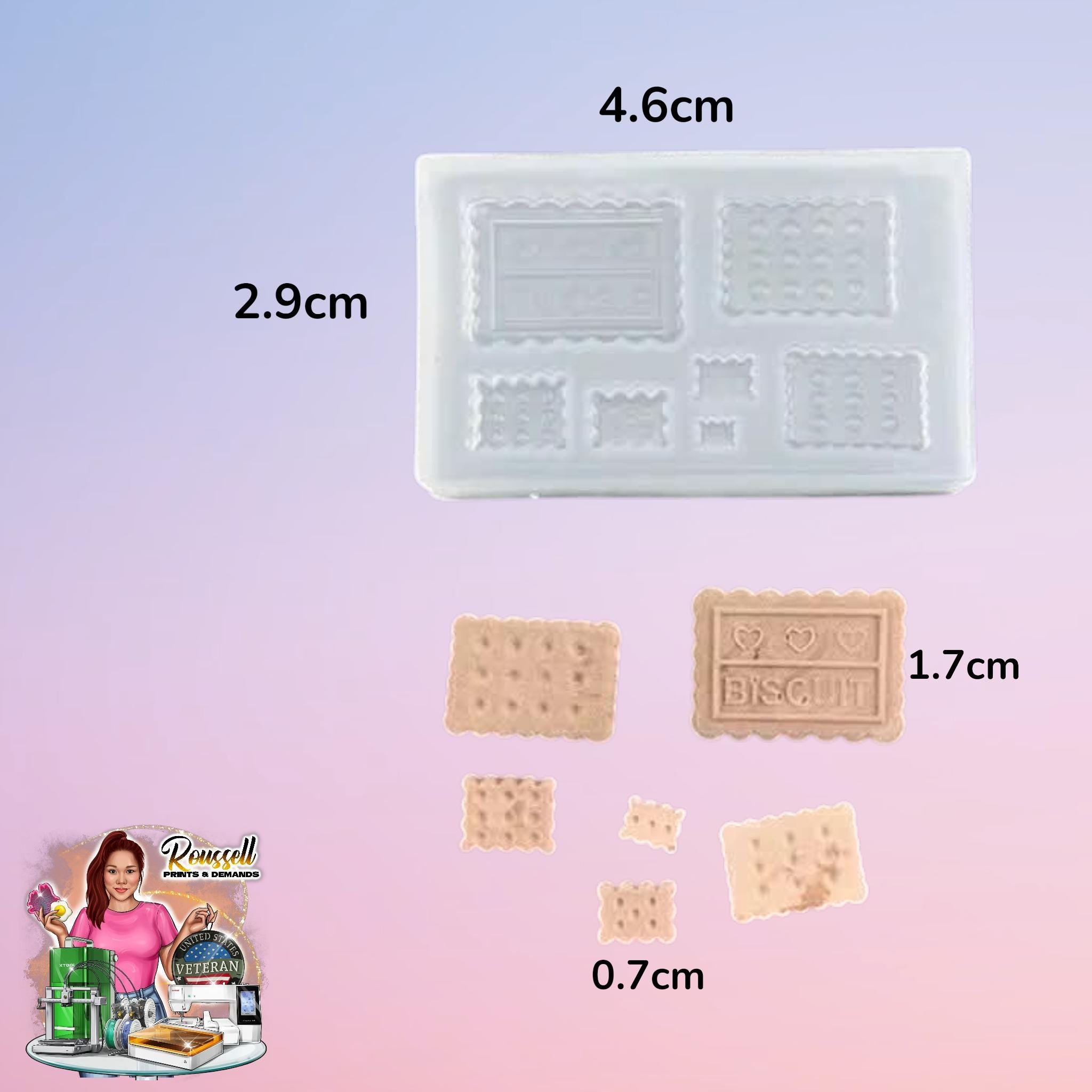 Mini Biscuit Silicone Mold