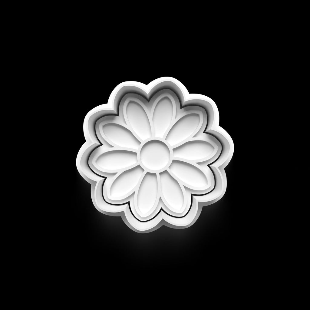 Daisy Cookie Cutter: 3D Printed Fondant & Clay Cutter