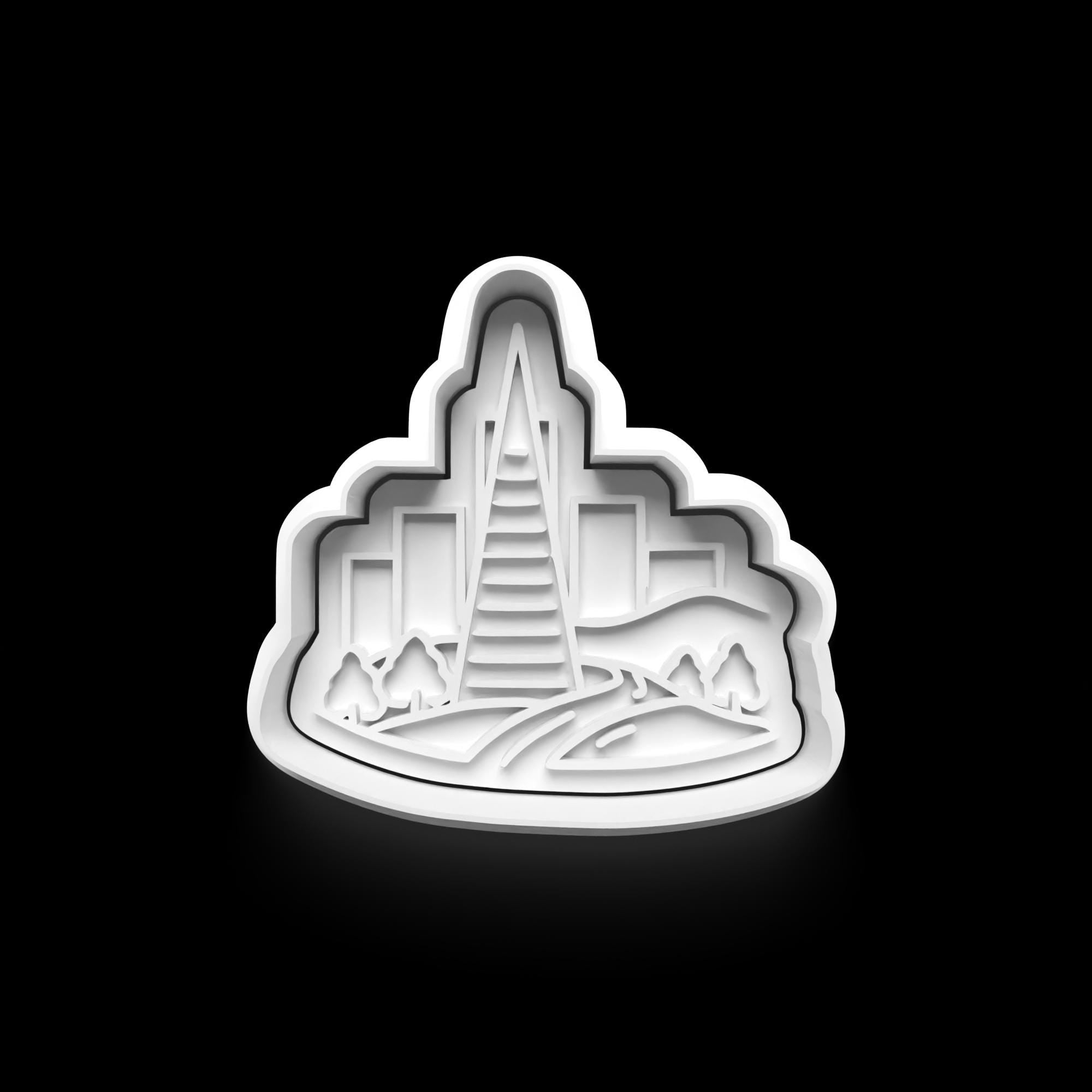 San Francisco Theme: 3D Printed Fondant, Clay Cutter Cookie cutter