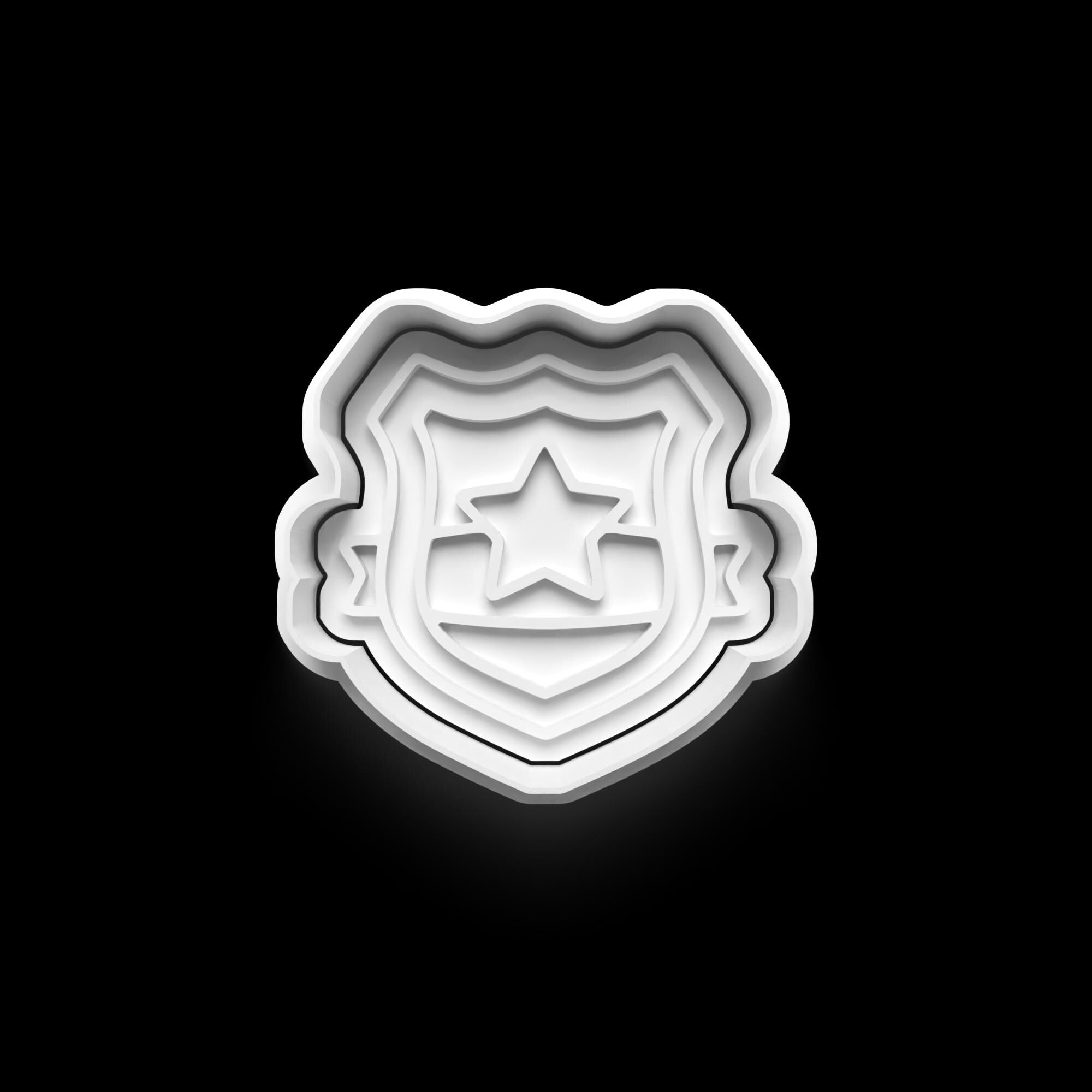 Police theme Cutter Cookie cutter